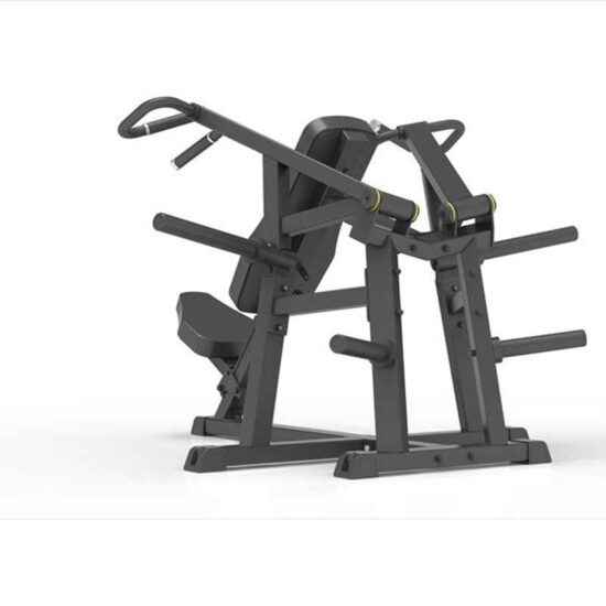 seated shoulder press rear view