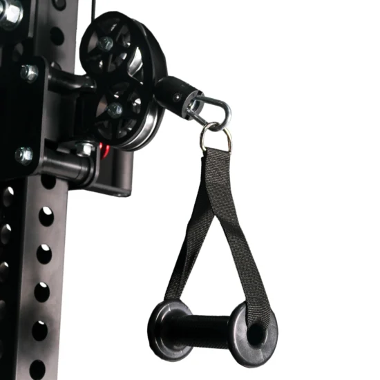 Elite DAP Half Rack Combination Pulley Close Up