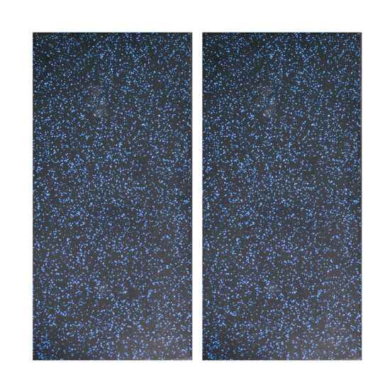 Premium Rubber Tile Blue Fleck two Tiles