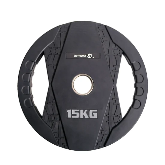 15kg Rubber Olympic Dual Grip Plate