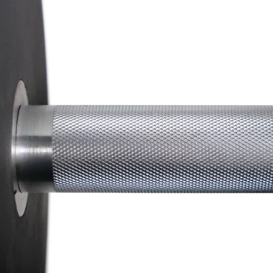 Close Up of Handle Pro Urethane Dumbbell