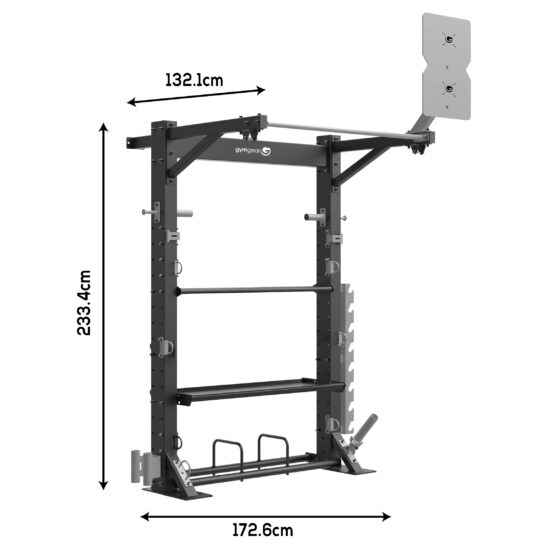 Functional Storage System Single Wall Mounted