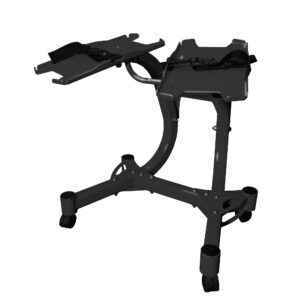 Adjustable Dumbells Rack black