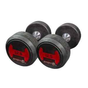 12.5kg dumbells rubber pair