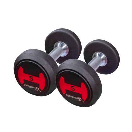 5kg rubber dumbells Pair Of