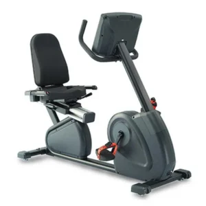 R97e Recumbent exercise bike in grey