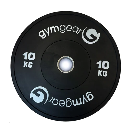 Black Rubber Bumper Plate 10kg