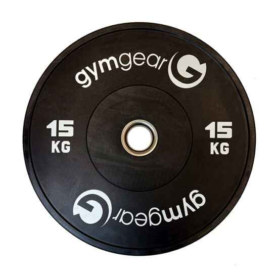 Black Olympic Bumper Plate 15kg